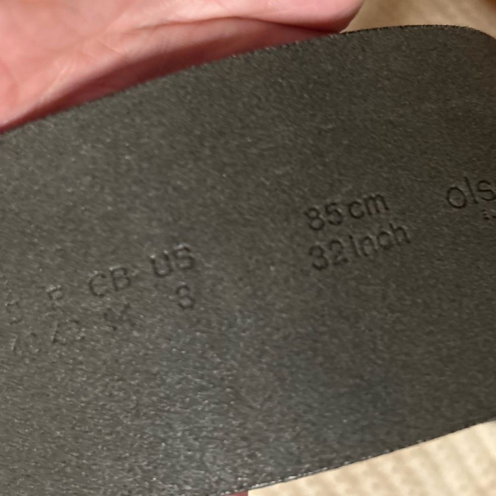Olsen wide leather belt - Picture 4 of 11